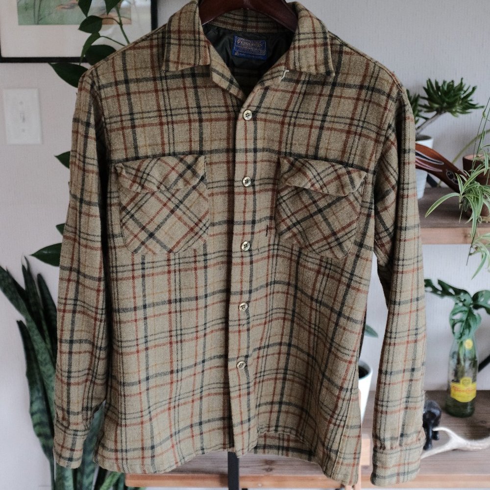 VTG Pendleton Wool Flannel Buttondown Plaid